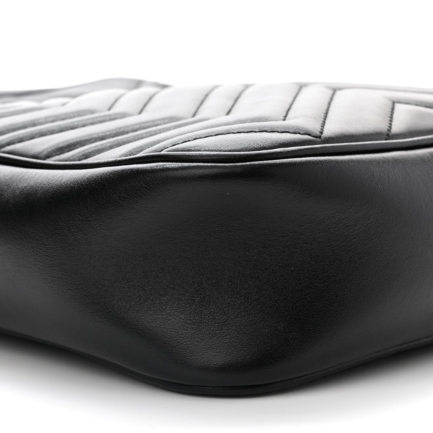 Calfskin Matelasse GG Marmont Travel Bag Black