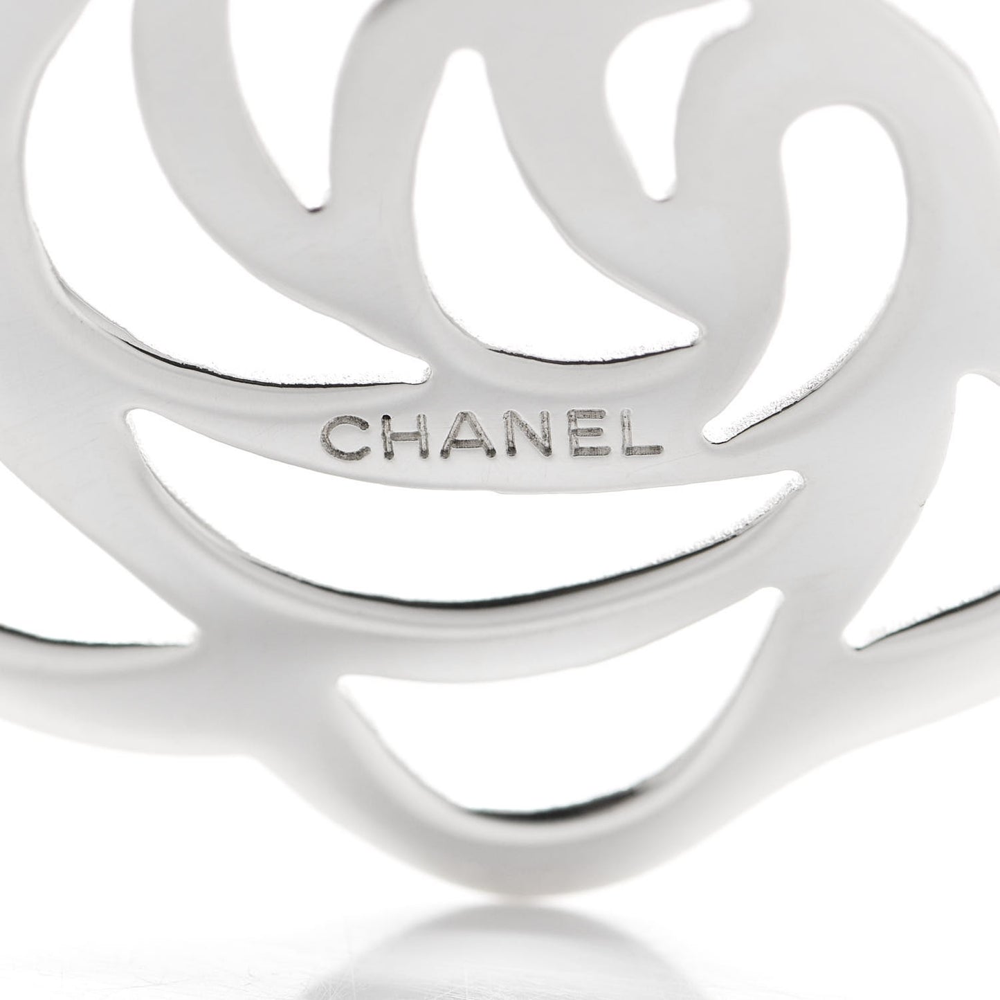 Sterling Silver Camellia Clip On Earrings