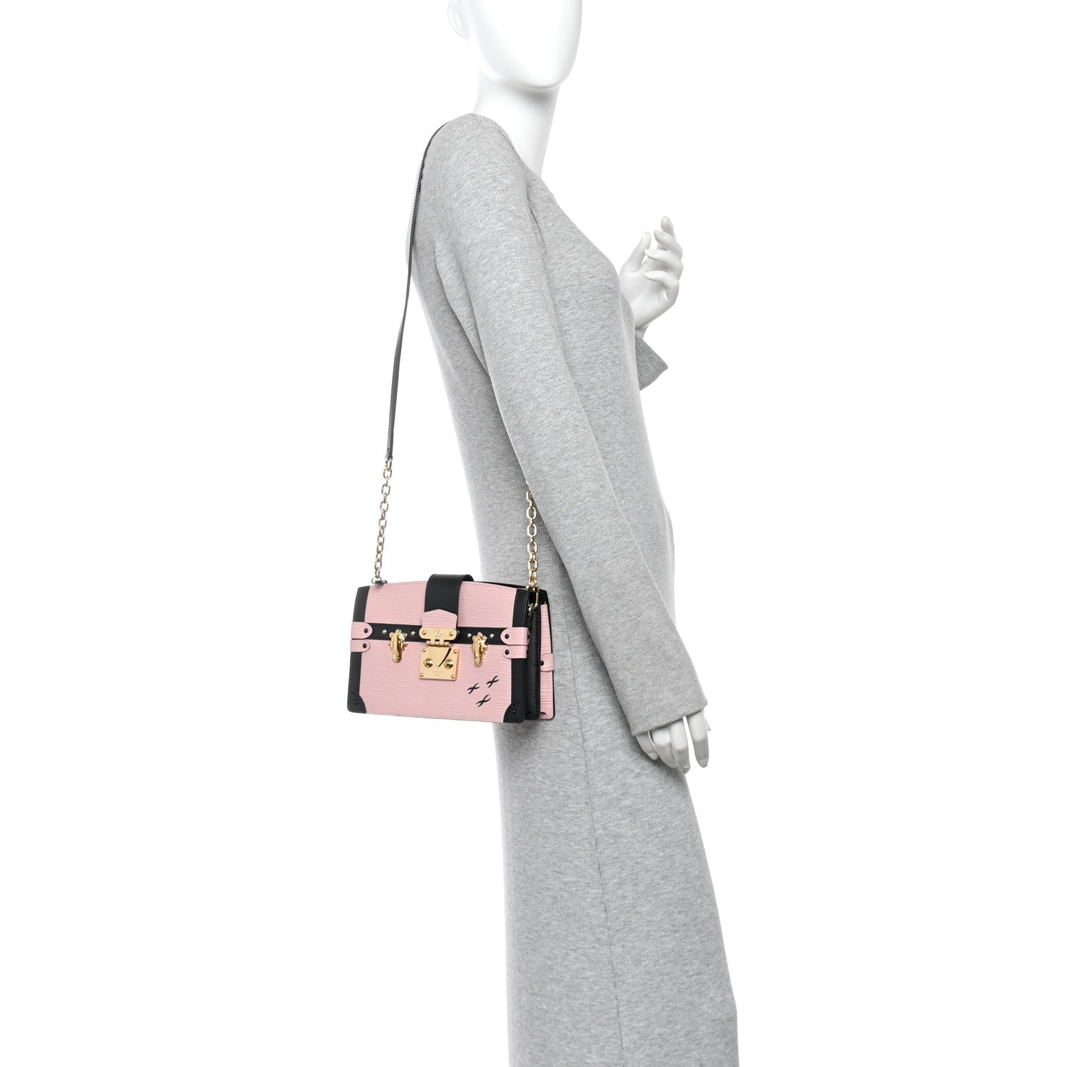 Louis Vuitton Epi Trunk Clutch Rose Ballerine 2 of 14