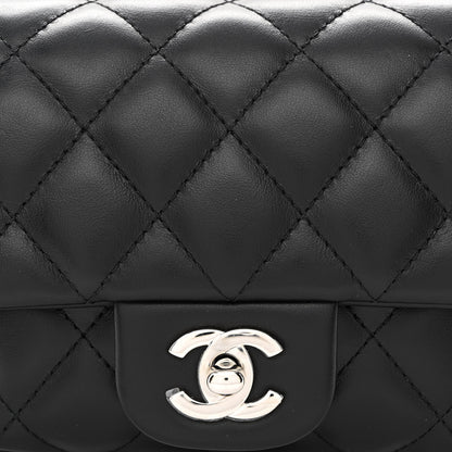 Chanel Calfskin Quilted CC Uniform Flap Belt Bag Black 9 of 11