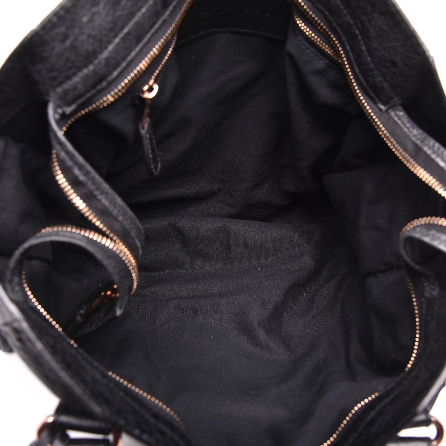 Agneau Giant 12 Rose Gold Hardware City Black