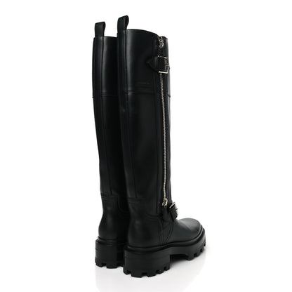 Hermes Calfskin Jaime Boots 37.5 Black 4 of 7