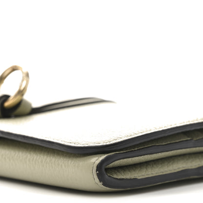 Chloe Calfskin Alphabet Long Wallet Sage 7 of 9