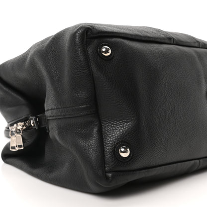 Saint Laurent Pebbled Lambskin Medium Easy Sac Black 9 of 11