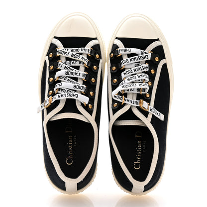 Christian Dior Canvas Walk'N'Dior Low Top Sneakers 36 Black 2 of 13