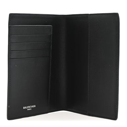 Balenciaga Textured Calfskin Passport Holder Black 5 of 8