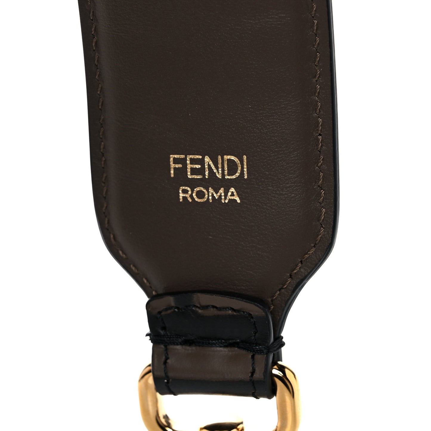 Vitello Century Bi-Color FF 1974 Embossed Strap You Maya Black