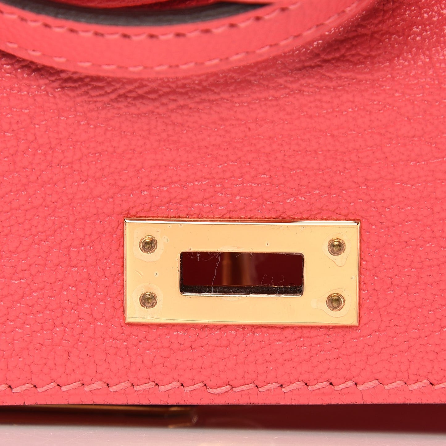 Chevre Mysore Mini Kelly Sellier 20 Rose Lipstick