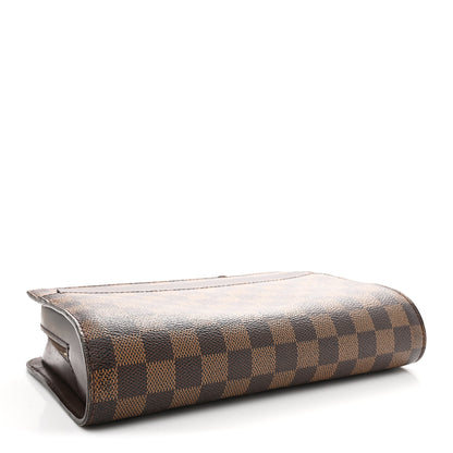 Louis Vuitton Damier Ebene Pochette Saint Louis Clutch 4 of 9