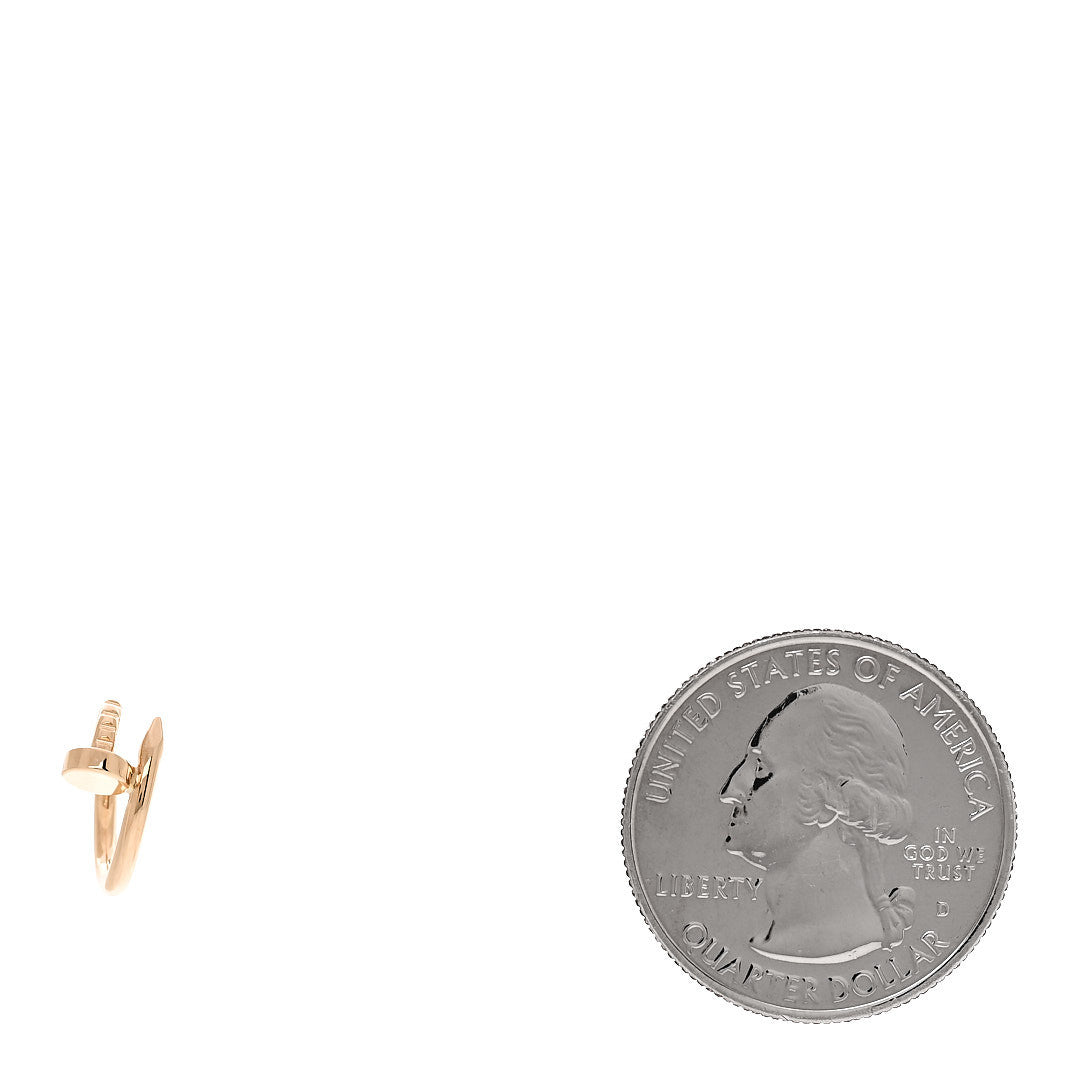 Cartier 18K Yellow Gold Juste Un Clou Single Hoop Earring 2 of 6