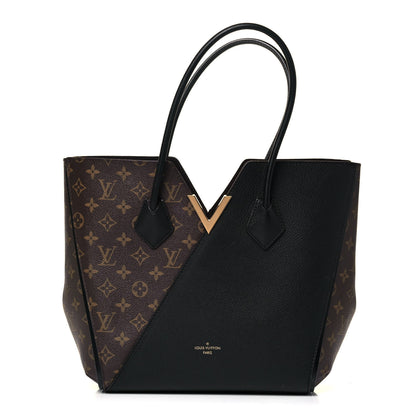 Louis Vuitton Calfskin Monogram Kimono Tote Black 1 of 9