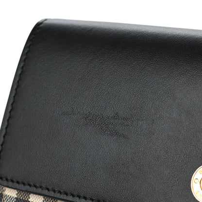 Burberry Vintage Check Calfskin Halton Wallet Black 9 of 9