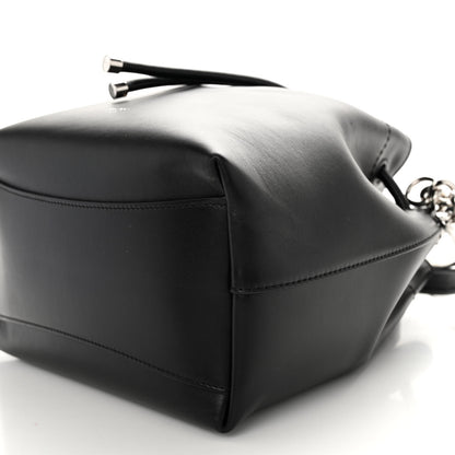 Jimmy Choo Smooth Shiny Calfskin Bon Bon Bucket Bag Black 9 of 10