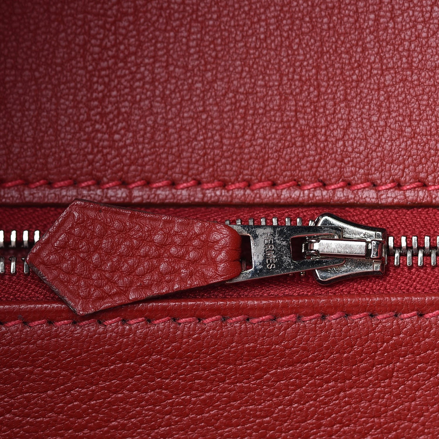 Hermes Togo Horseshoe Birkin 35 Rouge Garance 19 of 42