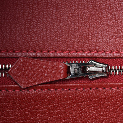 Hermes Togo Horseshoe Birkin 35 Rouge Garance 19 of 42