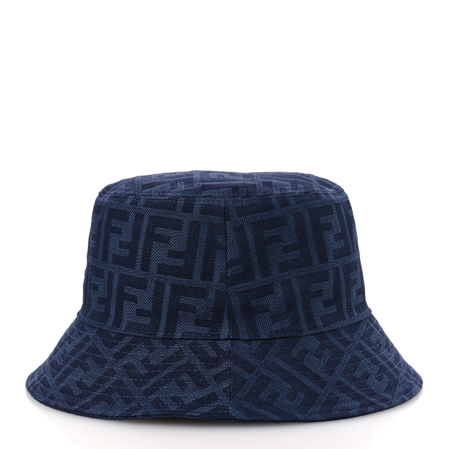Denim FF Reversible Bucket Hat M Blue