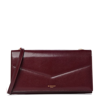 Givenchy Goatskin Edge Chain Wallet Aubergine 1 of 12