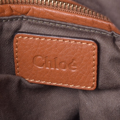 Chloe Calfskin Large Marcie Satchel Tan 6 of 13