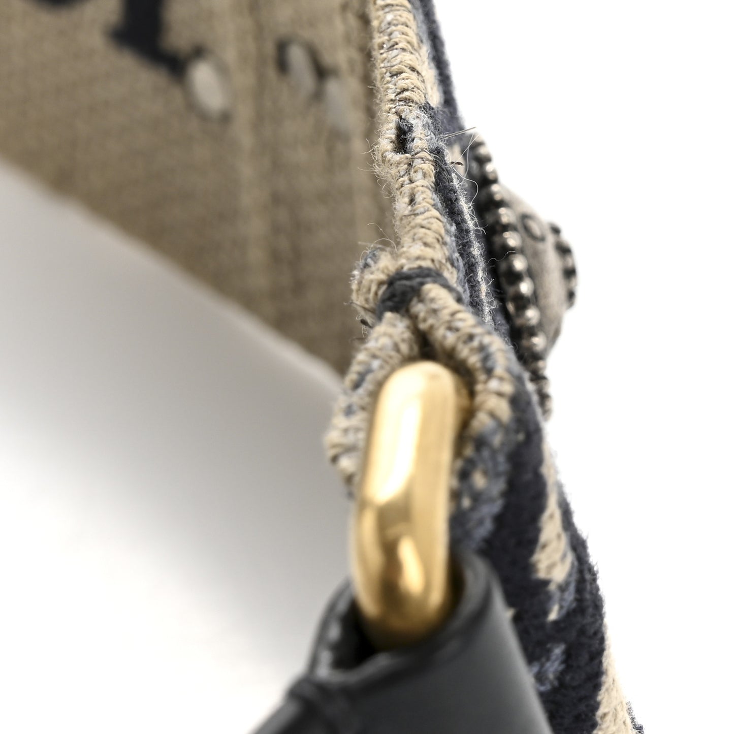 Oblique Studded Shoulder Strap Blue