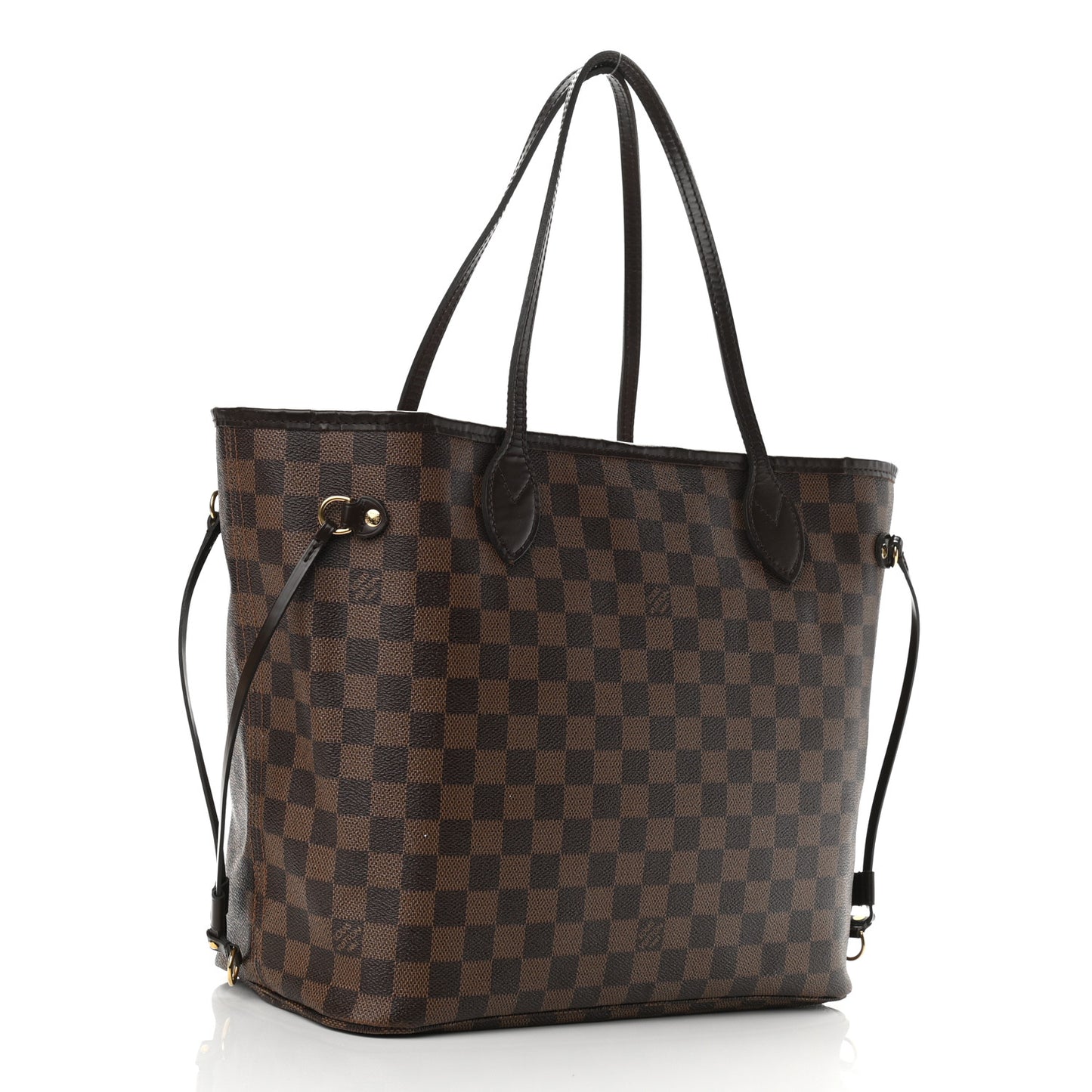 Damier Ebene Neo Neverfull MM Rose Ballerine