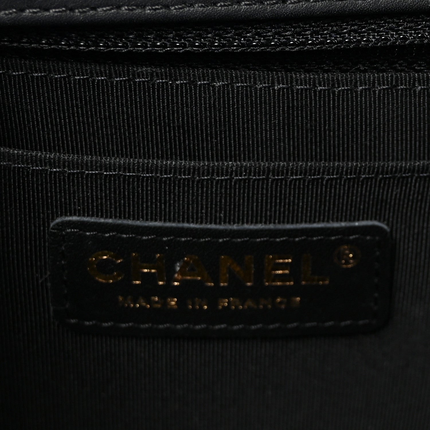 Chanel Calfskin Chevron Quilted Mini Statement Flap Black 6 of 10