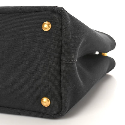 Prada Canapa Small Logo Tote Black 9 of 10