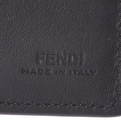 Fendi Vitello Century Vocabulary Blue Bi-Fold Wallet Blue Lavagna 6 of 8
