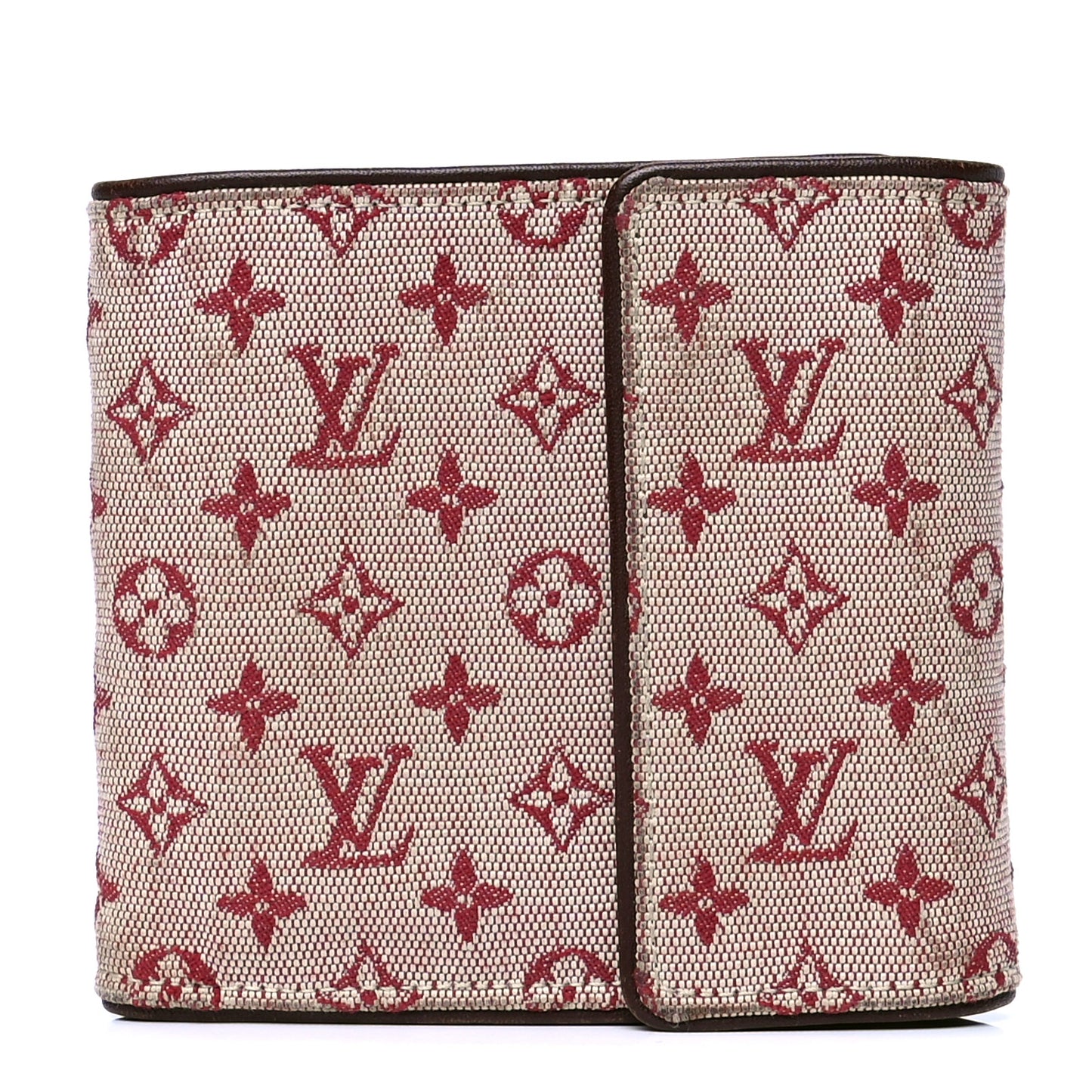 Mini Monogram Compact Wallet Cherry