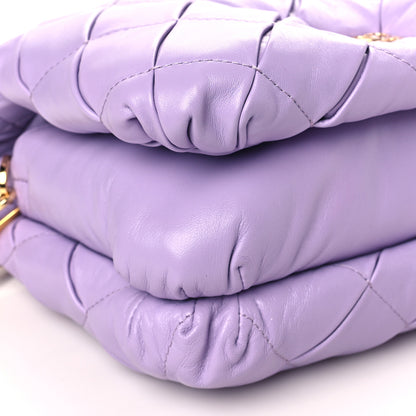 Loewe Lambskin Pleated Goya Puffer Bag Light Mauve 8 of 9
