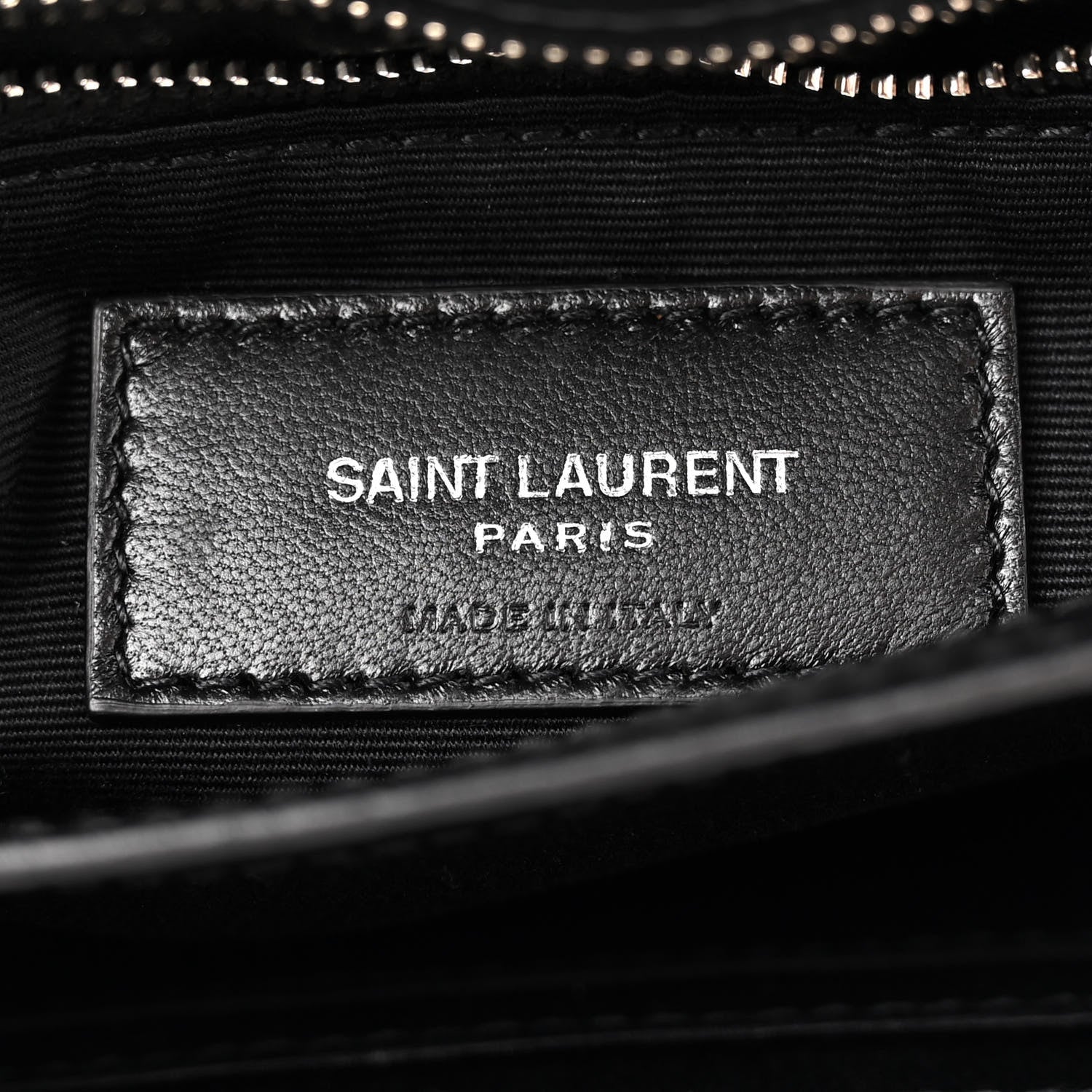 Saint Laurent Calfskin Y Quilted Monogram Toy Loulou Crossbody Bag Black 6 of 12