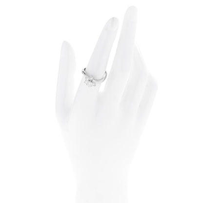 Parker & West by FASHIONPHILE Platinum Diamond 1.02ctw Flower Ring 54 7 2 of 9