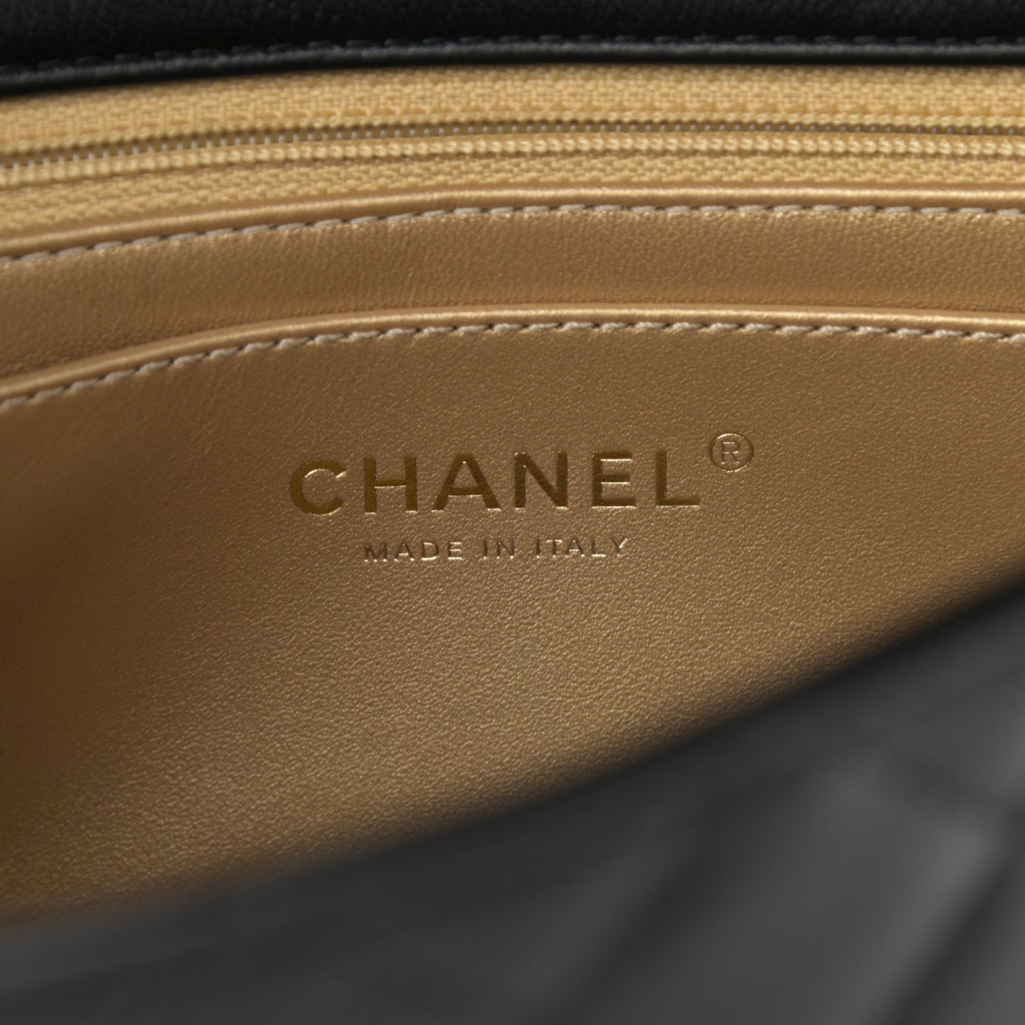 Lambskin Quilted Mini Rectangular Pearl Crush Flap Black