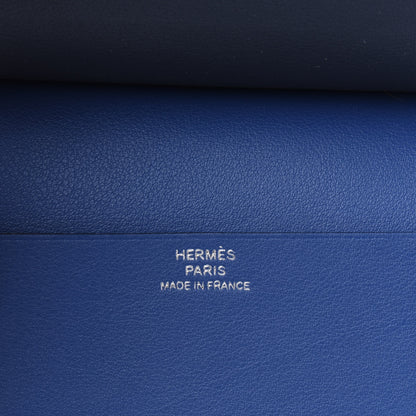 Hermes Swift Multiplis Card Holder Bleu Brighton Bleu Indigo 7 of 11