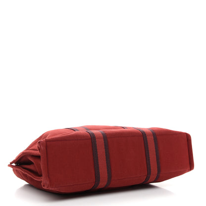 Hermes Canvas Fourre Tout MM Red 4 of 9
