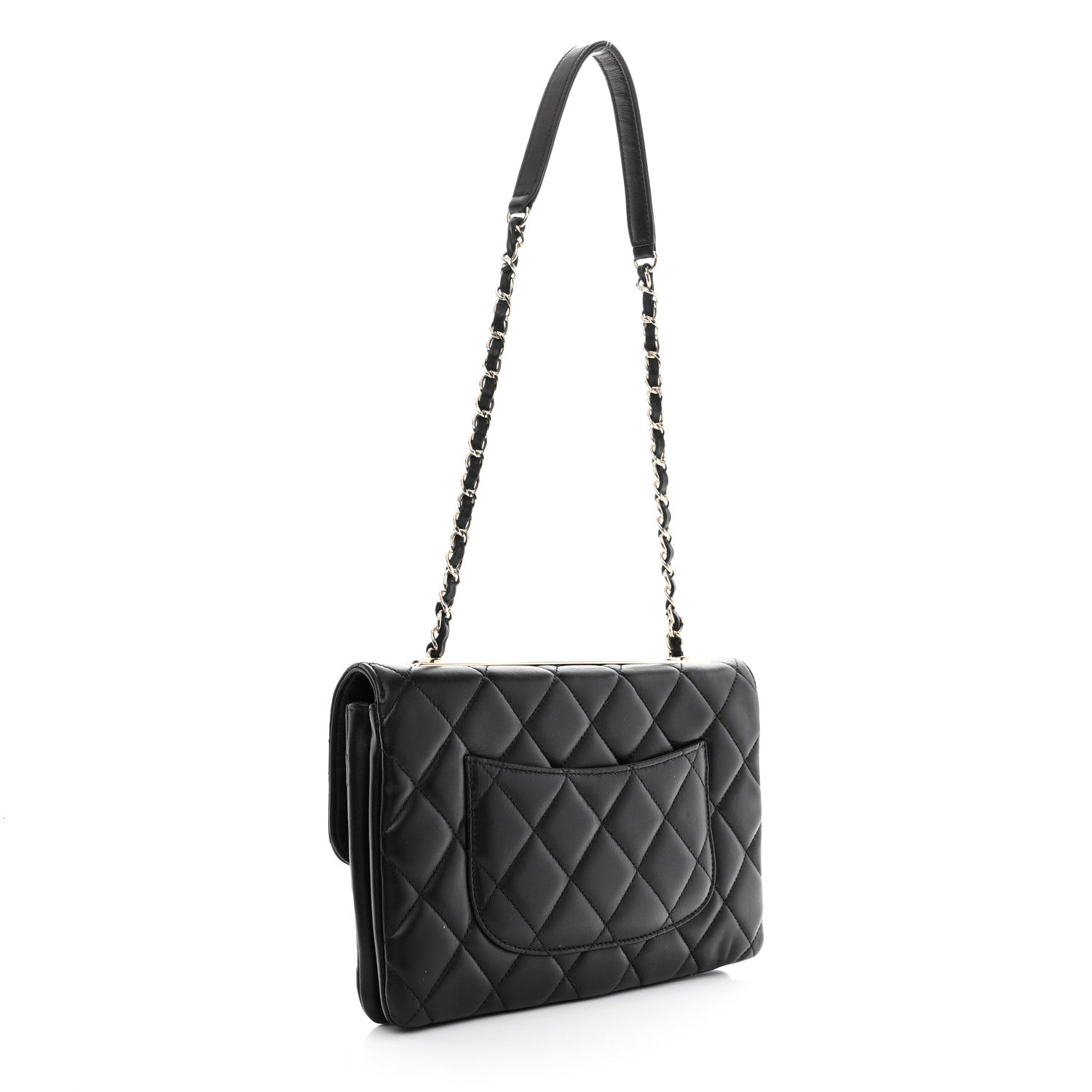Chanel Lambskin Quilted Medium Trendy CC Flap Black 3 of 10