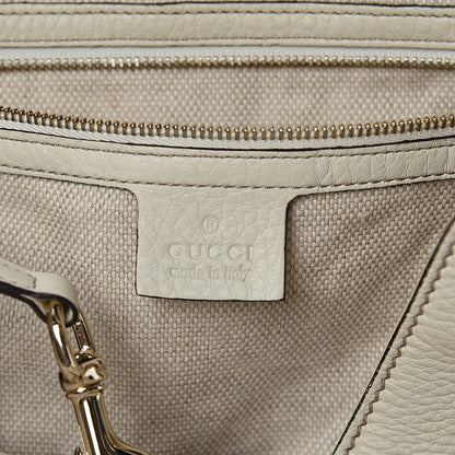Gucci Pebbled Calfskin Large Soho Shoulder Bag Off White 6 of 10