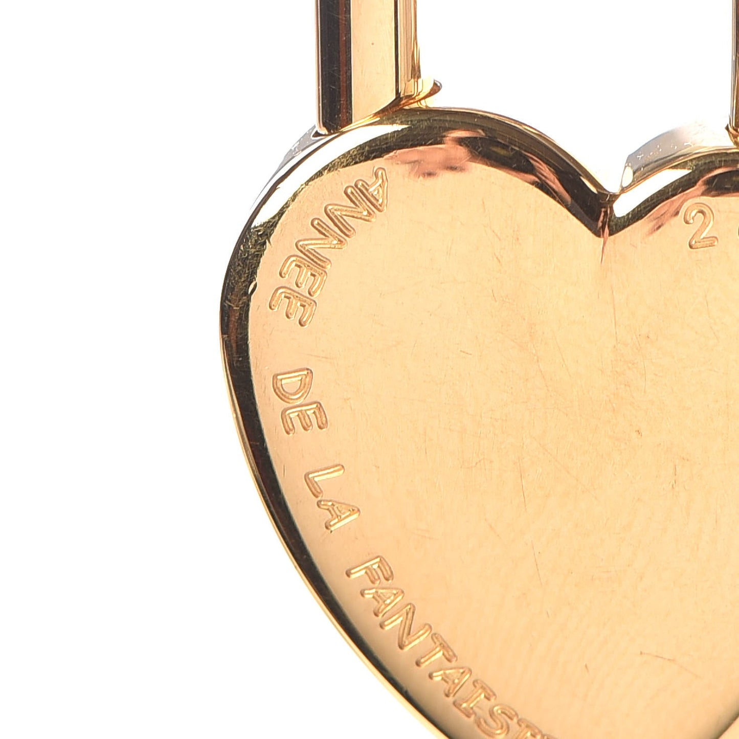 Annee De La Fantaisie Heart Cadena Lock Gold