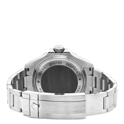 Rolex Stainless Steel 44mm Oyster Perpetual Date Sea-Dweller Deepsea Watch Black 116660 3 of 5