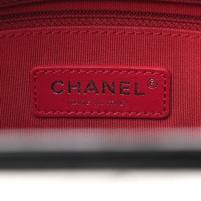 Chanel Aged Calfskin Quilted Maxi Gabrielle Hobo White Black 6 of 9
