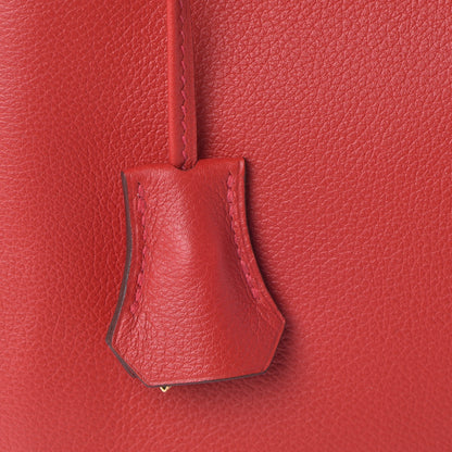 Hermes Evercolor Kelly Retourne 28 Rouge Casaque 31 of 39