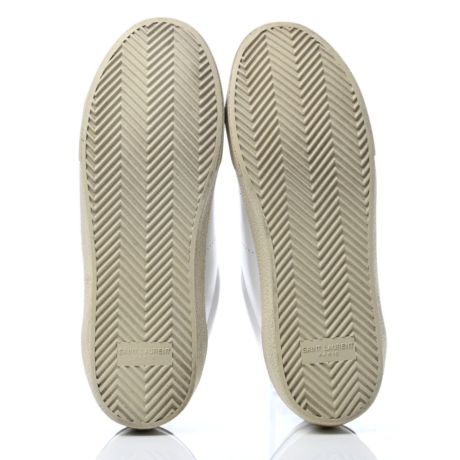 Saint Laurent Calfskin Mens Alpha 36 Sneakers 41 White 4 of 8