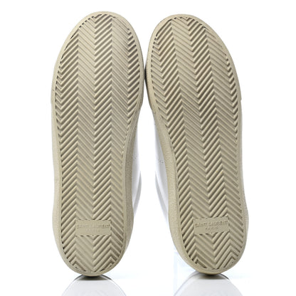 Saint Laurent Calfskin Mens Alpha 36 Sneakers 41 White 4 of 8