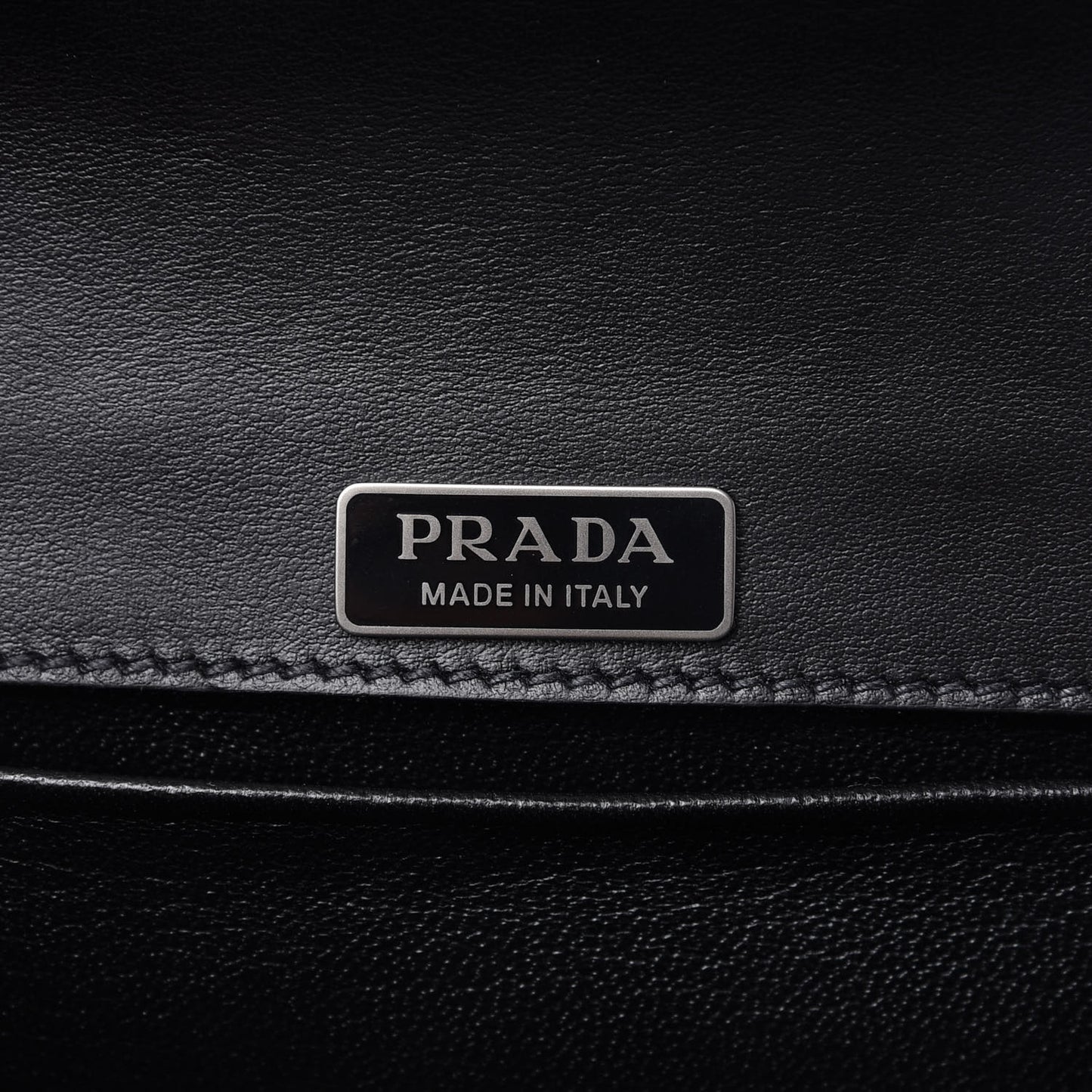 City Calfskin Saffiano Cahier Bag Black