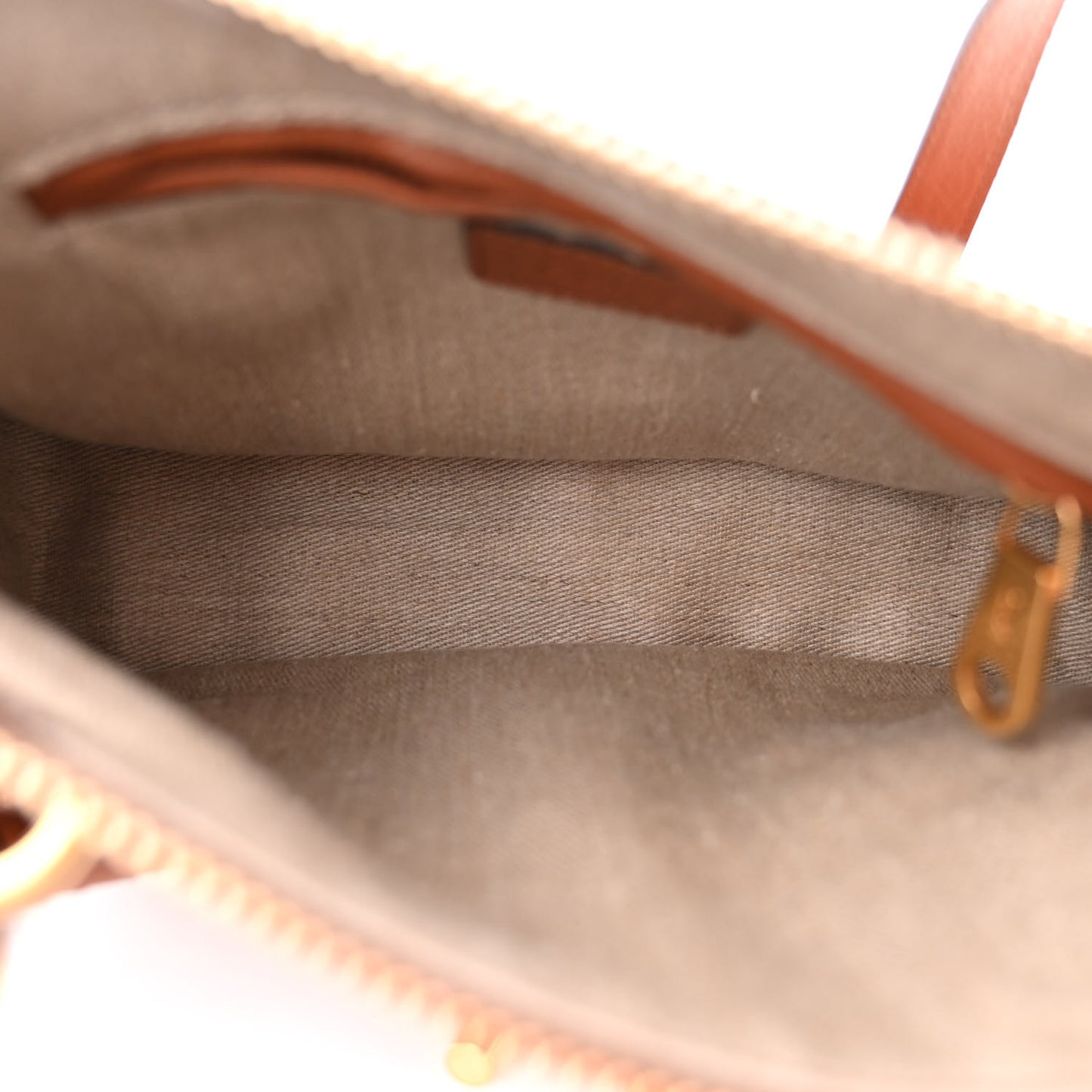 Calfskin Small Marcie Satchel Tan
