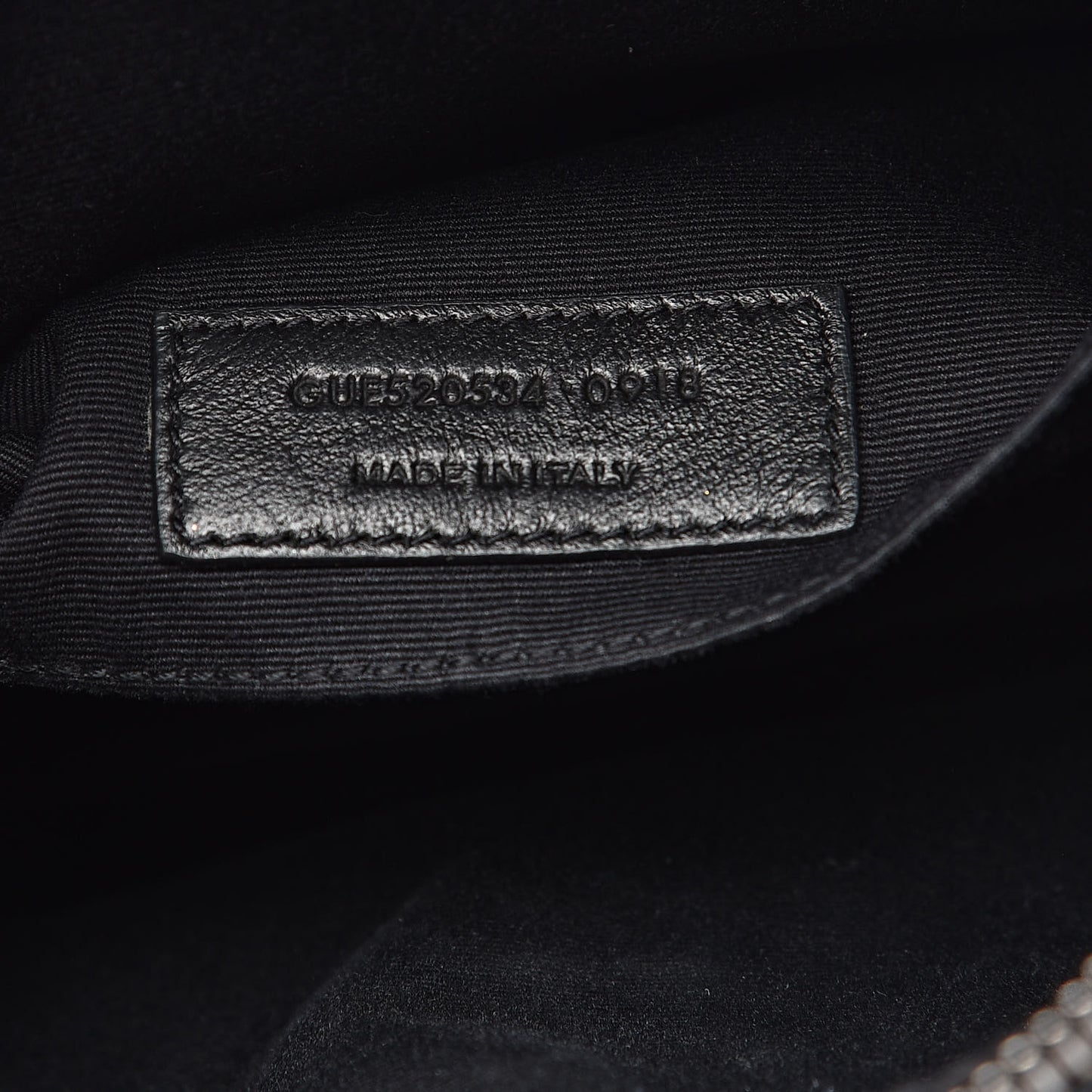 Calfskin Matelasse Monogram Lou Camera Bag Black