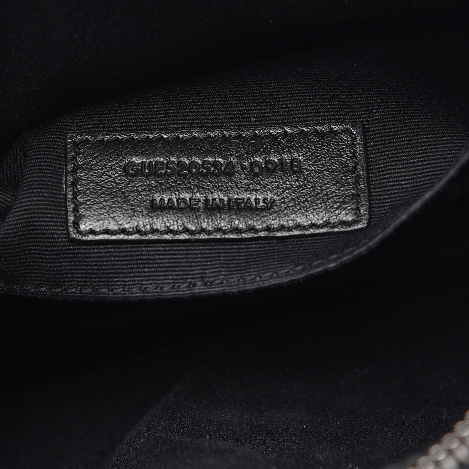 Saint Laurent Calfskin Matelasse Monogram Lou Camera Bag Black 6 of 14