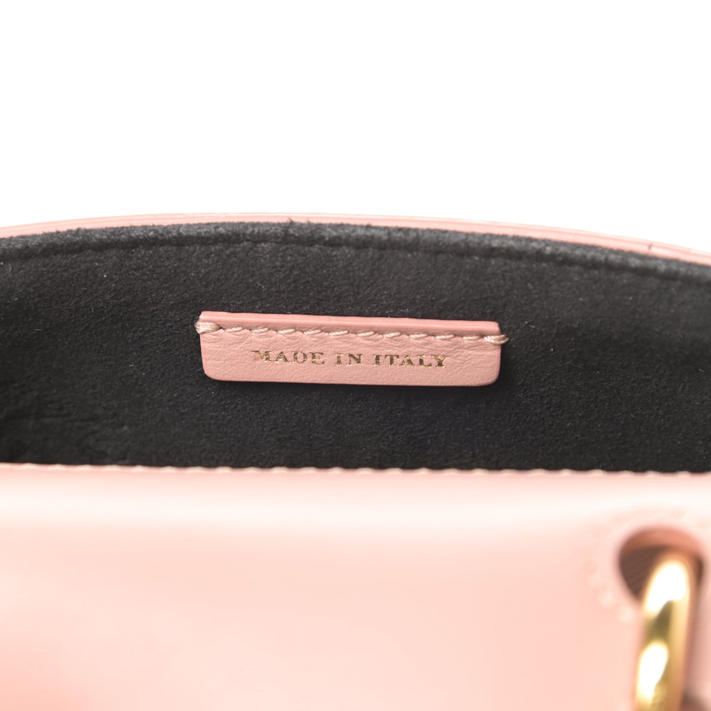 Trench Calfskin Mini DK88 Top Handle Bag Ash Rose