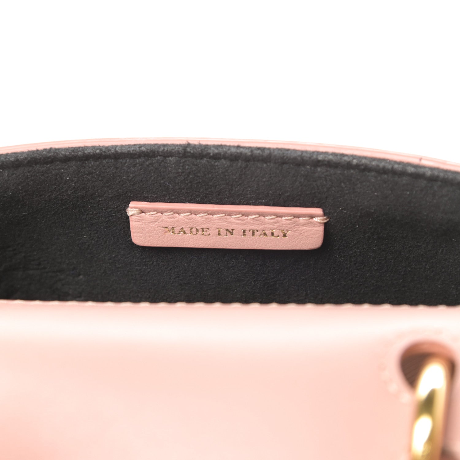 Burberry Trench Calfskin Mini DK88 Top Handle Bag Ash Rose 7 of 15