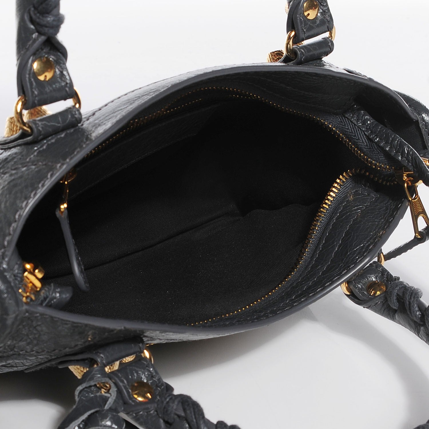 Balenciaga Agneau Giant 12 Gold Hardware Mini City Gris Fossile 12 of 13