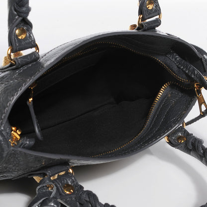Balenciaga Agneau Giant 12 Gold Hardware Mini City Gris Fossile 12 of 13
